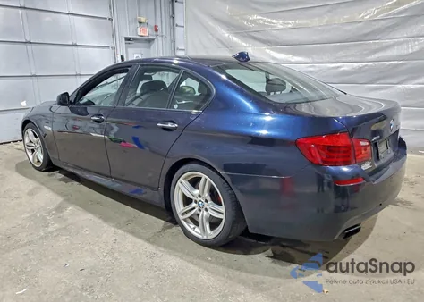 2013 BMW 550 Xi из США, поврежденный, VIN WBAFU9C51DDY72290